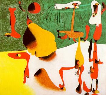 Joan Miro : Personages in the Presence of a Metamorphosis